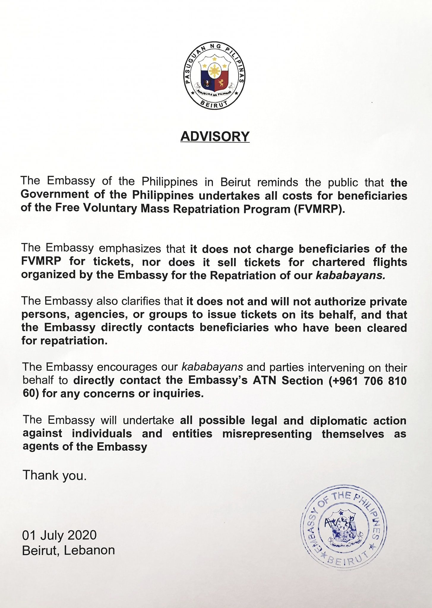 advisory